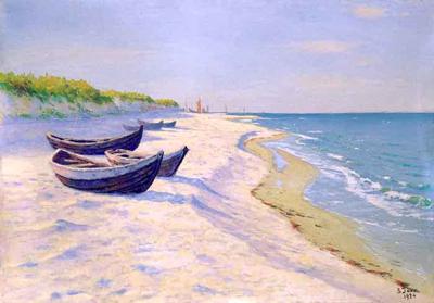 PLAżA I łODZIE RYBACKIE