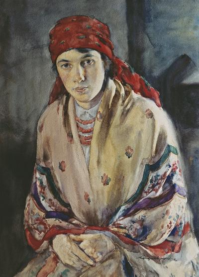 DZIEWCZYNA W LUDOWYM STROJU