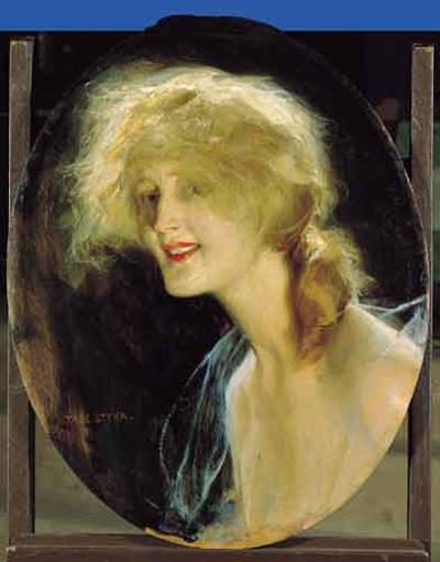 PORTRET BLONDYNKI
