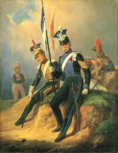 ODPOCZYWAJąCY UłANI, 1852