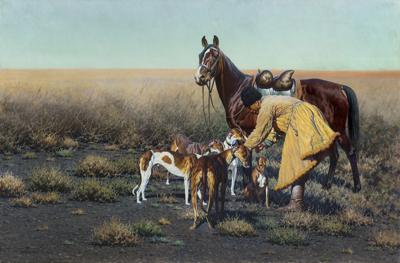 W SPOPIELAŁYM STEPIE, 1934
