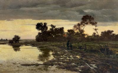 PEJZAŻ WIECZORNY, 1893