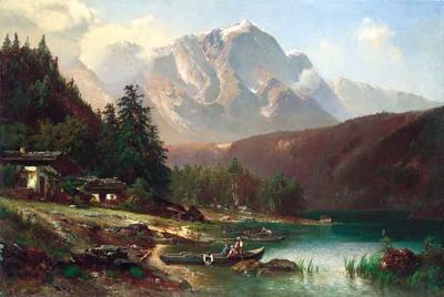 JEZIORO W ALPACH