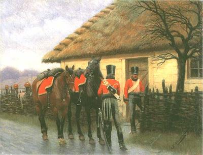 HUZARZY PRZED CHATą