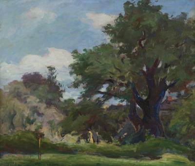 KRAJOBRAZ Z CZARNOLASU, OK. 1905