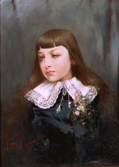 CHłOPCZYK W STROJU PAZIA, 1884