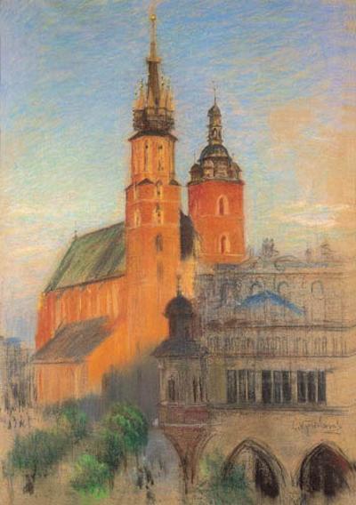 WIDOK NA SUKIENNICE I KOśCIół MARIACKI
