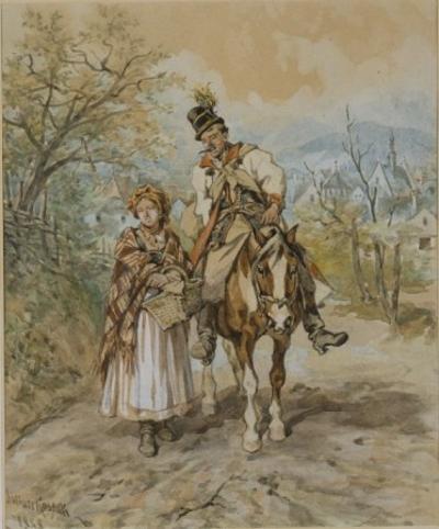 POWRóT Z MIASTA, 1888