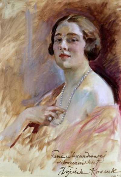PORTRET PANI MOSZEńSKIEJ, 1925