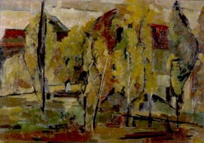 PEJZAż JESIENNY, 1945-1960