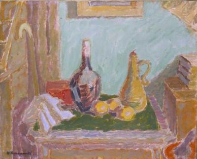 MARTWA NATURA Z GĄSIORKIEM, 1942