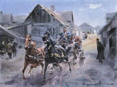 PęDEM PRZEZ MIASTECZKO, OK. 1930