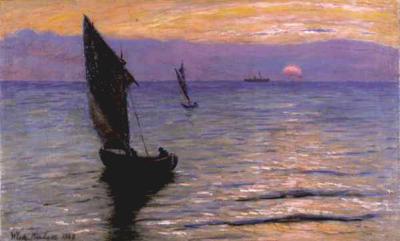 ŻAGLóWKI O ZACHODZIE, 1932
