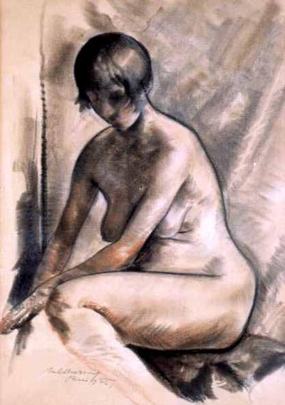 AKT SIEDZąCEJ KOBIETY, 1926