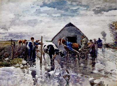 PRZY ZAGRODZIE, 1908
