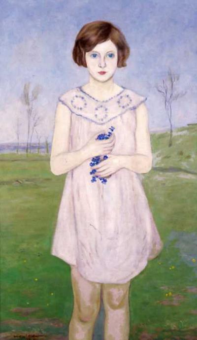 WIOSNA-DZIEWCZYNKA Z BUKIECIKIEM PRZYLASZCZEK,193