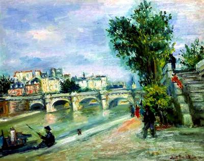 SCHODY NA NADBRZEZU OBOK PONT-NEUF