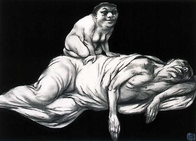BEZ TYTUŁU (ŚPIĄCY I KARLICA), 7 XI 1970