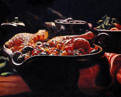 MARTWA NATURA Z KURCZĘCIEM, 1976