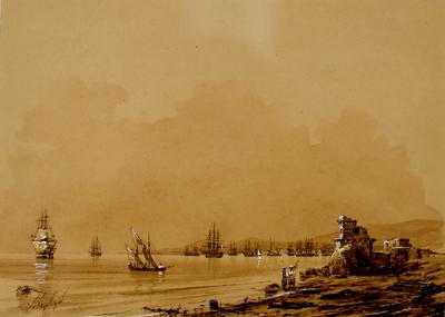 PORT W TEODOZJI NA KRYMIE, OK. 1845