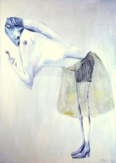 KOBIETA PALąCA PAPIEROSA, 1994