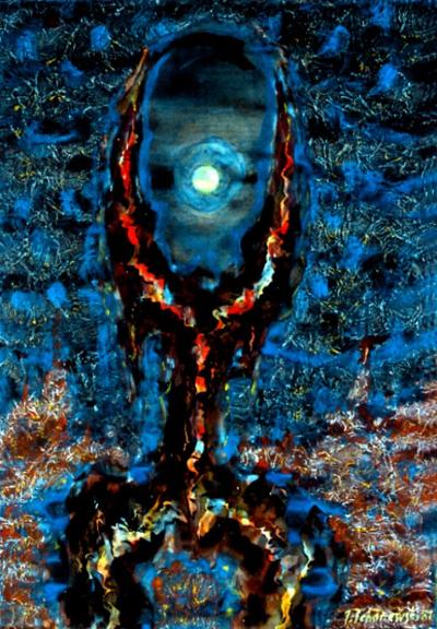 KOMPOZYCJA (POSTAć CHWYTAJąCA śWIATłO), 1981