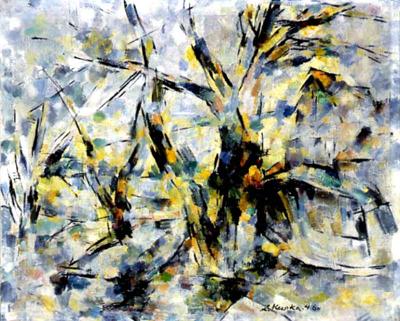PEJZAż Z DRZEWAMI, 1946