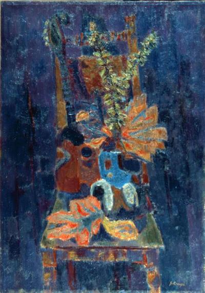 MARTWA NATURA Z GITARą, 1954