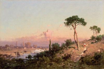 PEJZAż Z WYSOKą SOSNą, OK. 1880
