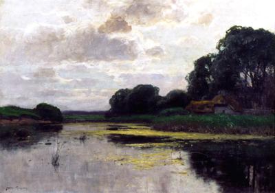 PEJZAż NADWODNY, OK. 1900