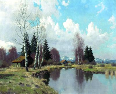 13. PEJZAż PODGóRSKI, OK. 1930