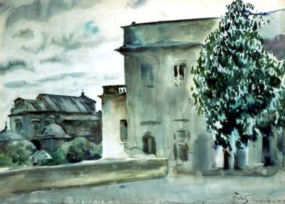 WIDOK NA KOśCIół ŚW. ANNY, 1919