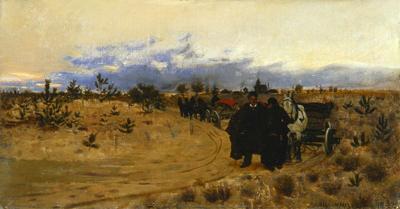 NA DRODZE DO WIOSKI (W MARCOWY DZIEń), 1878