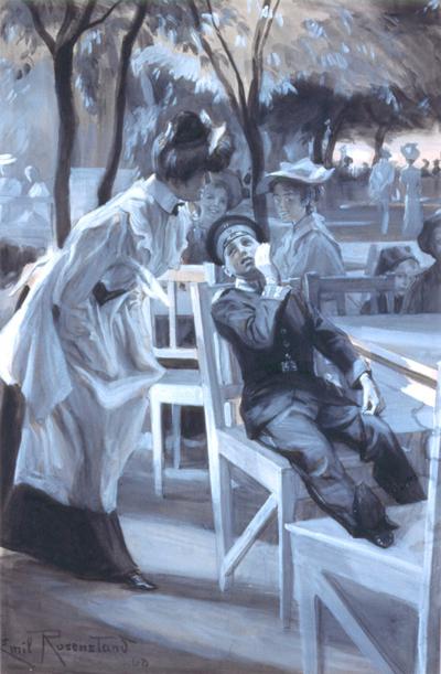 FLIRT; W PARKU, 1908