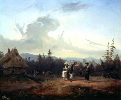 SPRZECZKA Z żYDOWSKIM KUPCEM, 1853