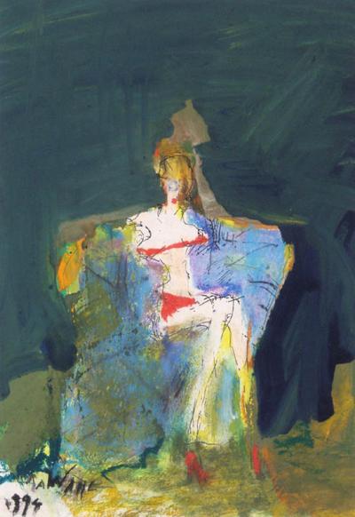 KOBIETA W FOTELU, 1994