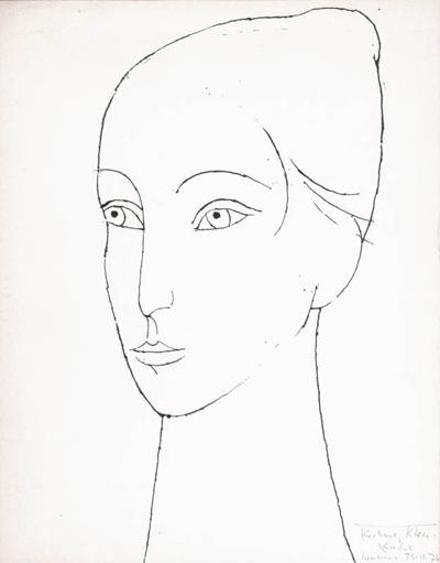 PORTRET KOBIETY, OK. 1976