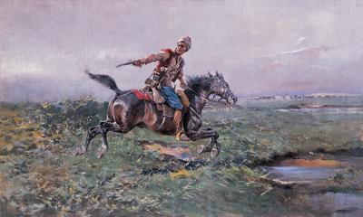 JEźDZIEC NA STEPIE, PO 1900