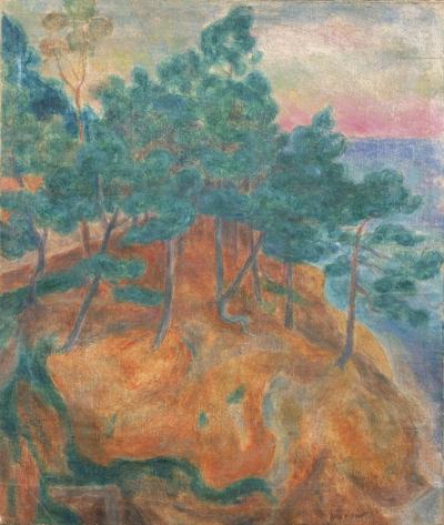 ZAGAJNIK - PINIE NA SKARPIE NADMORSKIEJ, 1921