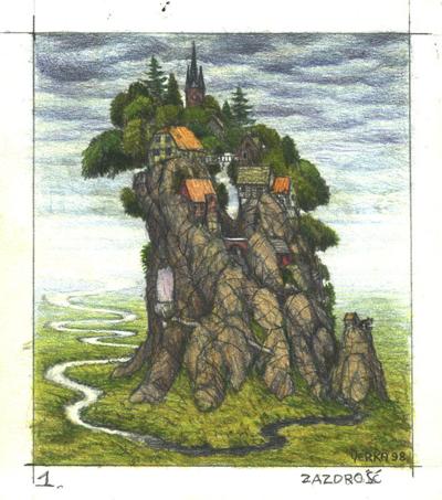 SZKIC DO KOMPOZYCJI ZAZDROść, 1998