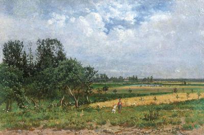 PEJZAż LETNI Z OKOLIC GOłASZEWA, 1889