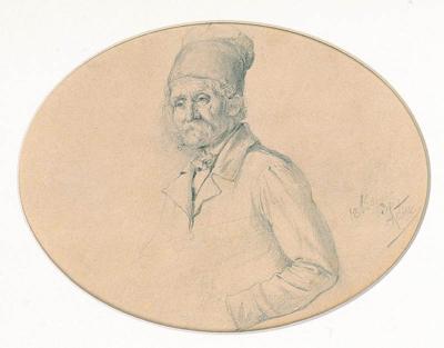 PORTRET MężCZYZNY - POWSTANIEC, 1865