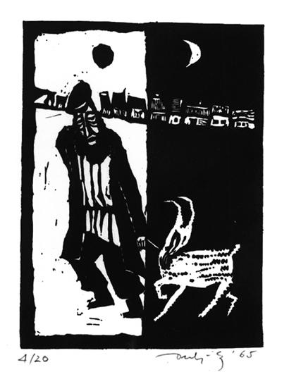 ŻYD Z KOZą, 1965