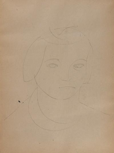 PORTRET DZIEWCZYNY, LATA 50