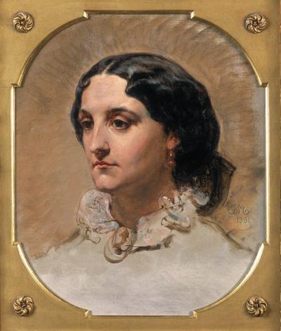 PORTRET PANNY DYBOWSKIEJ, 1861