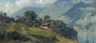 PEJZAż GóRSKI, 1868