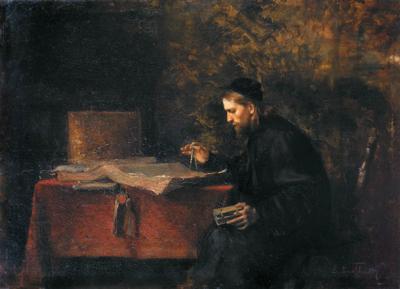 14. UCZONY W PRACOWNI, 1885