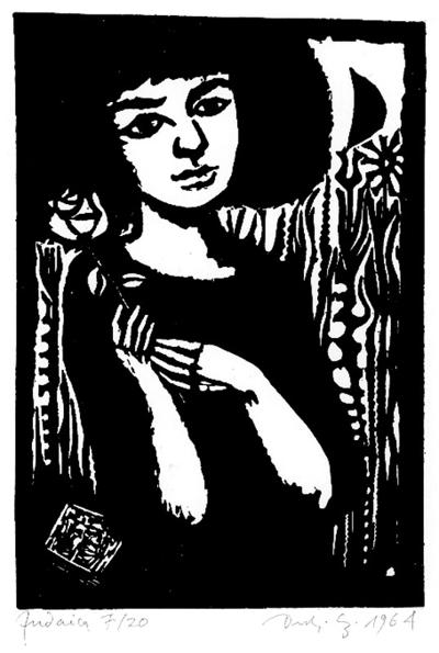 DZIEWCZYNA Z Różą 1964