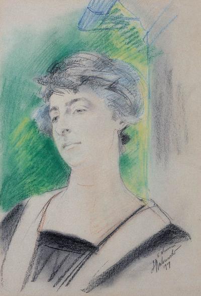 PORTRET MłODEJ KOBIETY, 1919