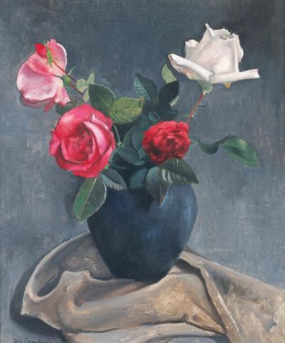 RóżE W BłęKITNYM WAZONIE, 1943
